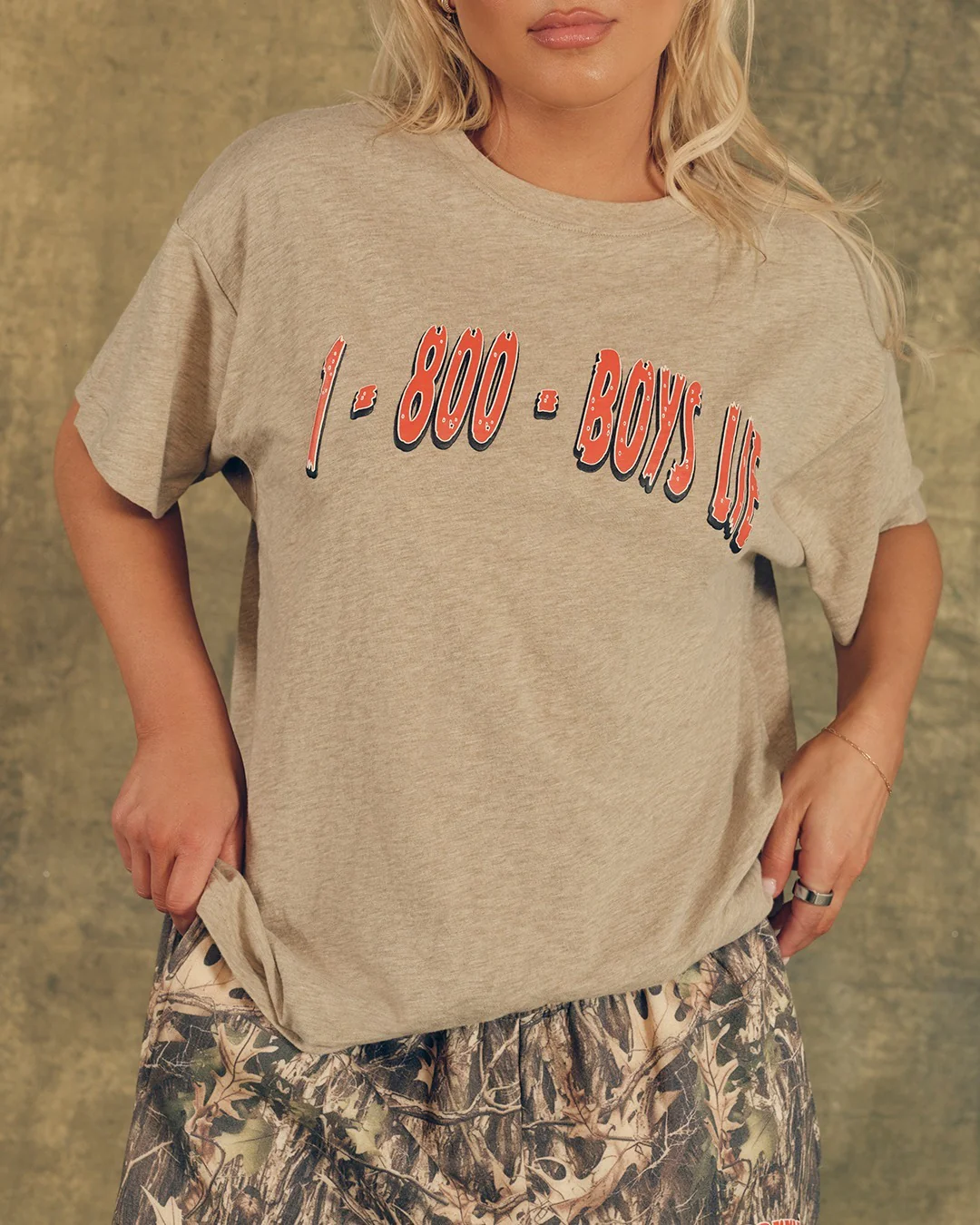 1-800 Manhunt Heather Boyfriend Tee - Image 6