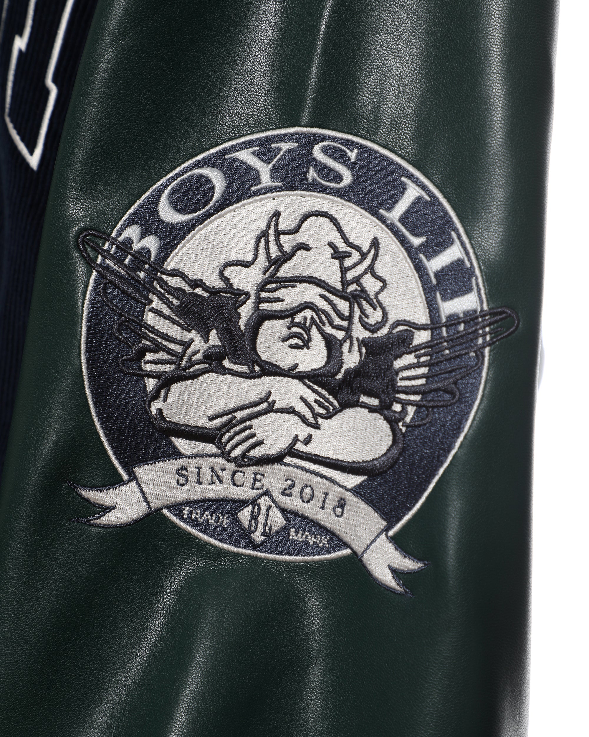A Team Goes Blue Varsity Jacket - Image 4