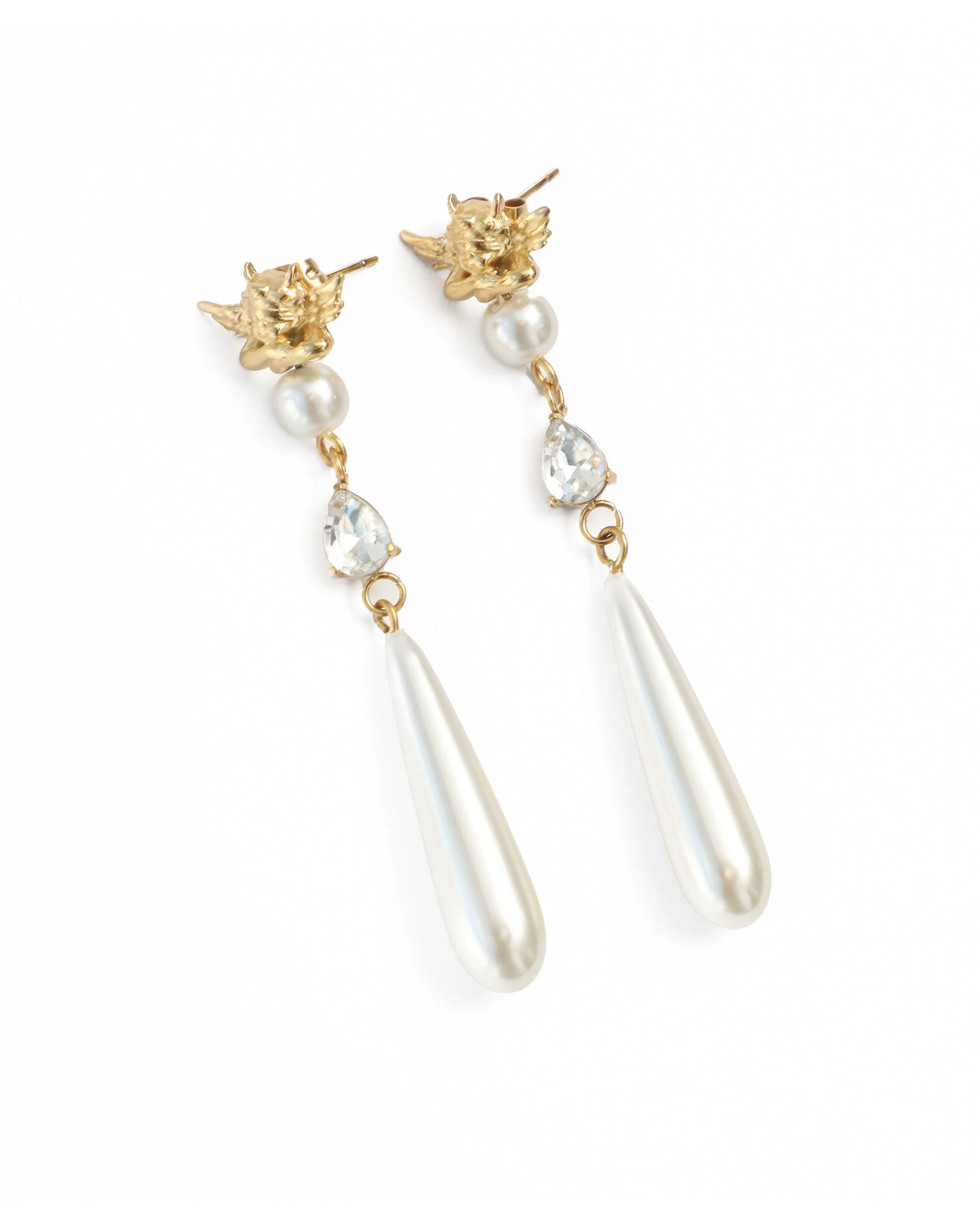 April Showers Gold Earrings - Image 3