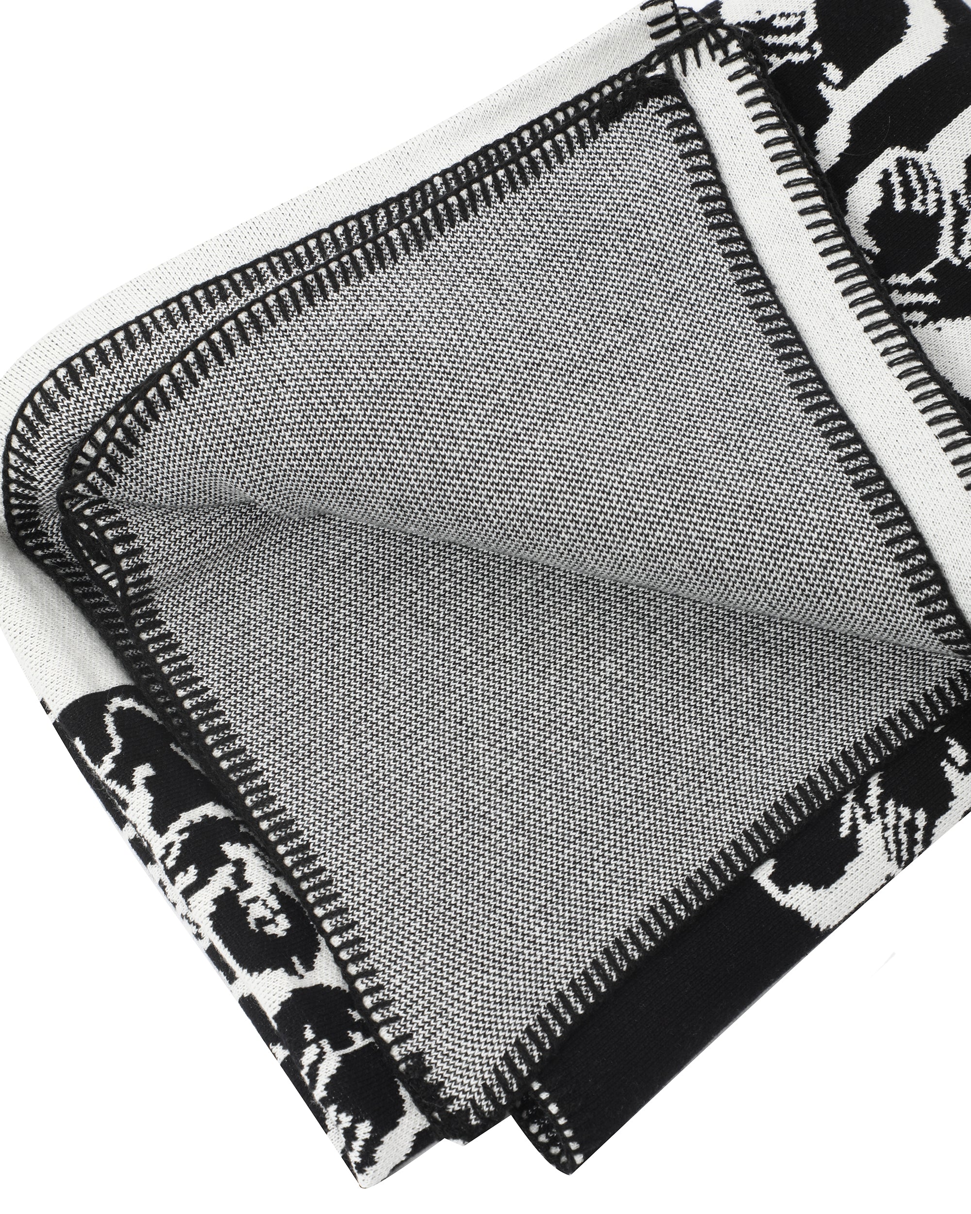 Black and White Boys Lie Blanket - Image 3
