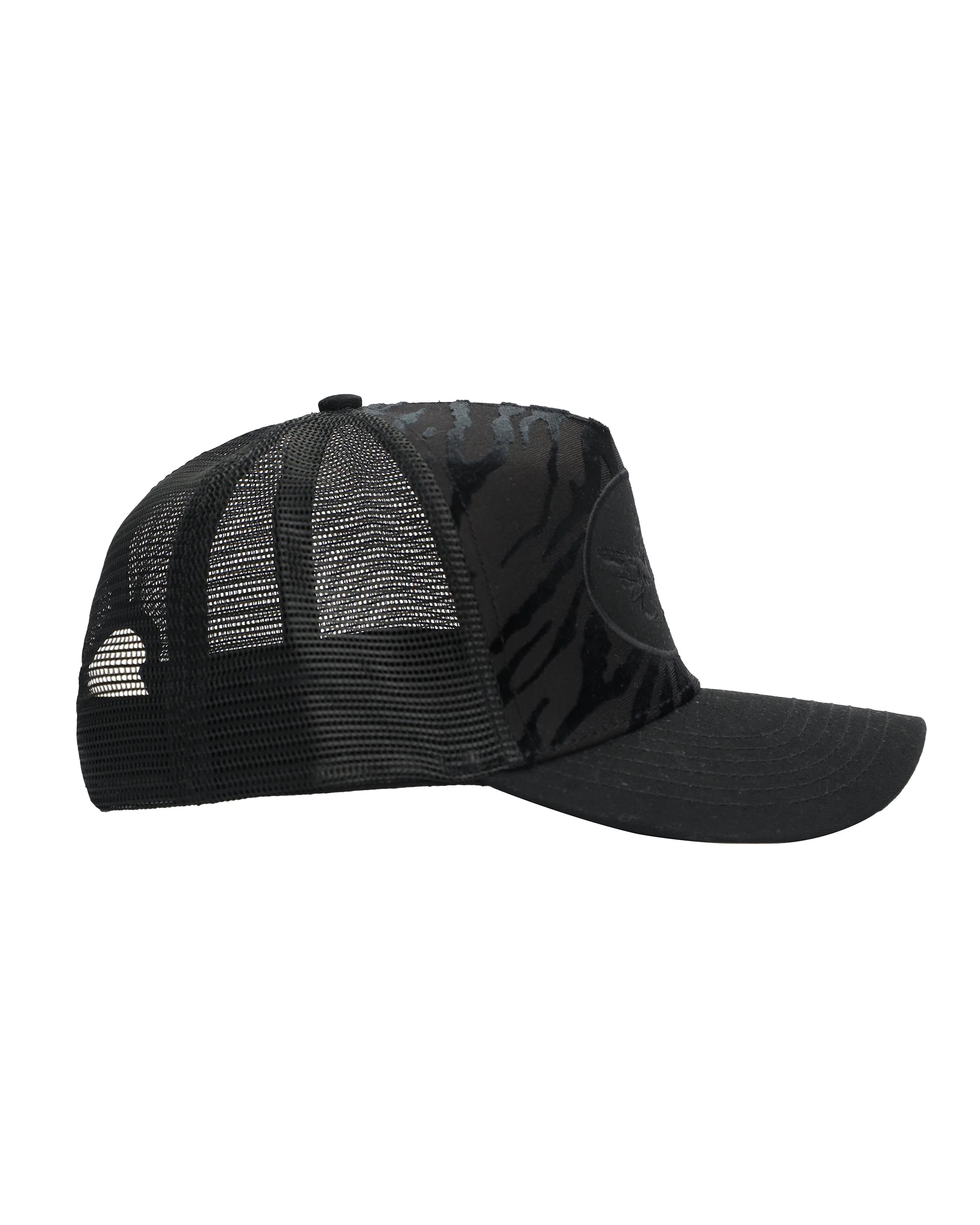 Black Flames Trucker Hat - Image 4