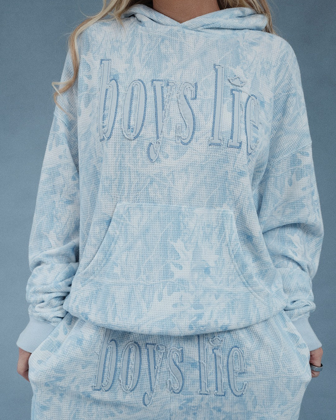 Blue Manhunt Racer Hoodie - Image 4