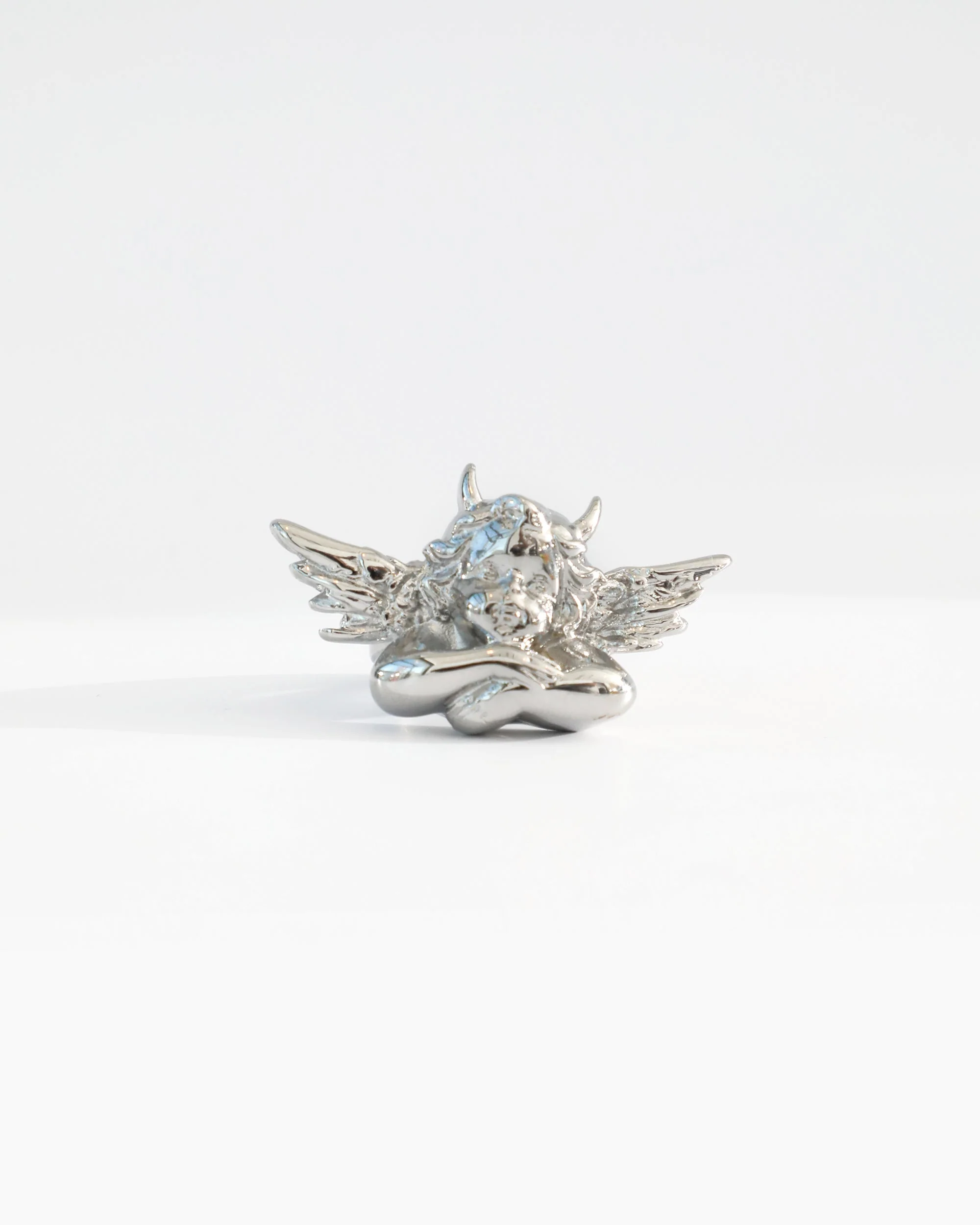 Boys Lie Stainless Steel Logo Ring - Image 2