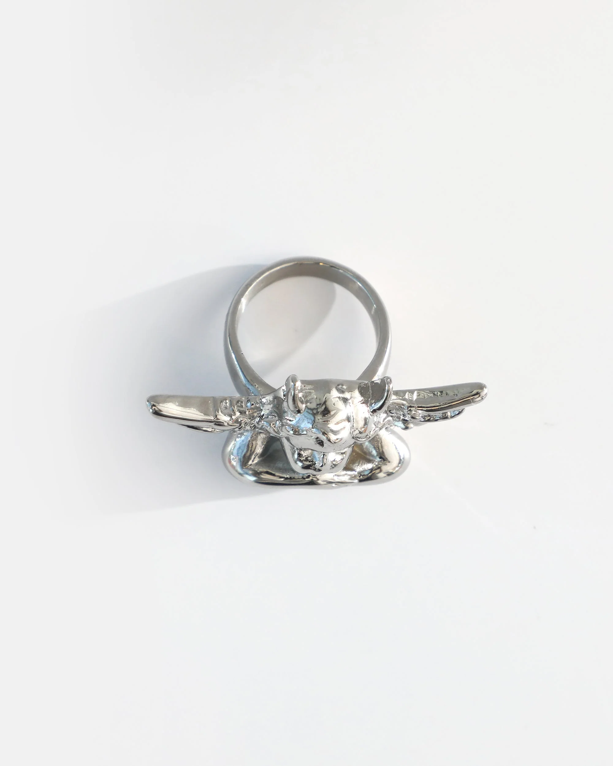 Boys Lie Stainless Steel Logo Ring - Image 3