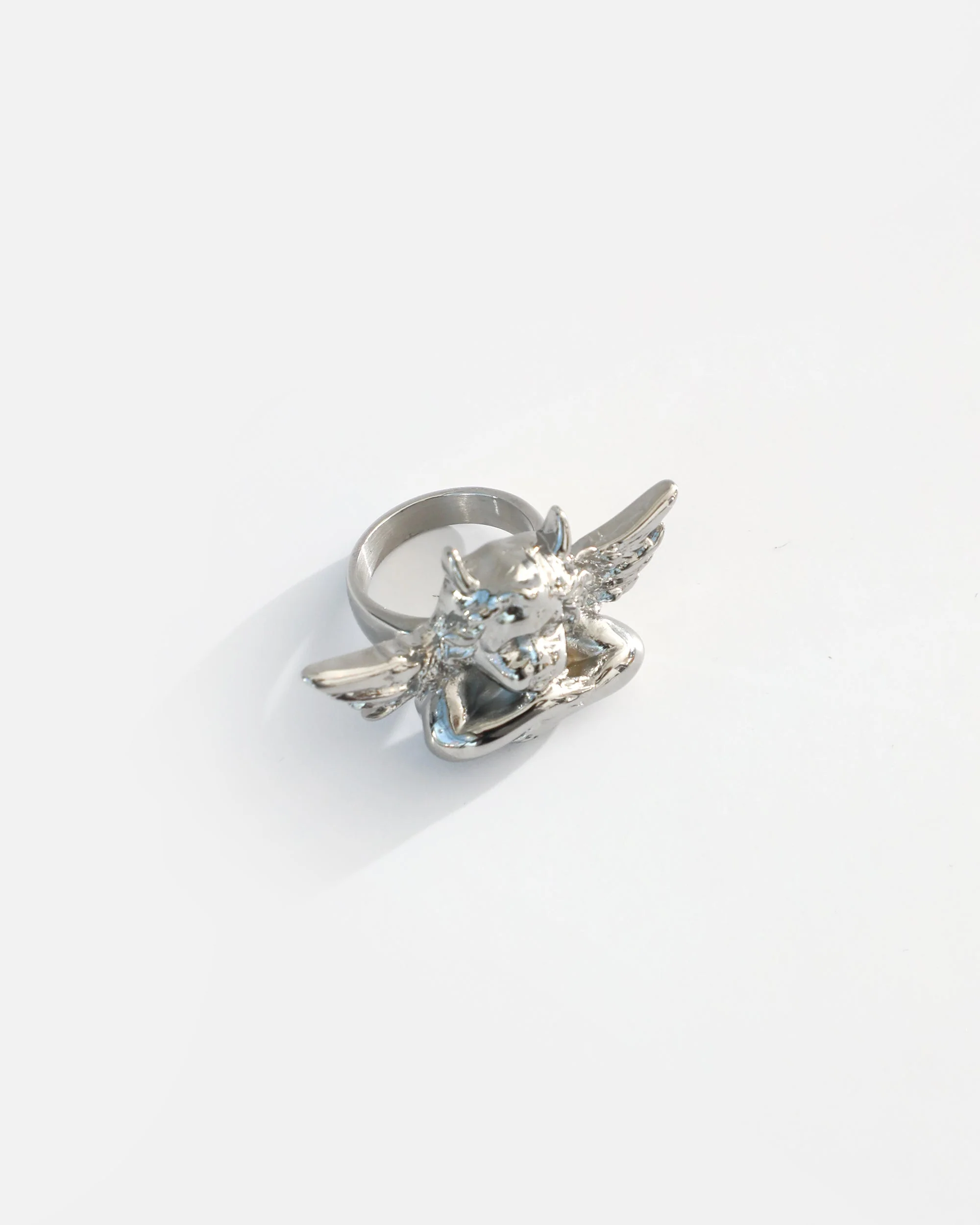 Boys Lie Stainless Steel Logo Ring - Image 4
