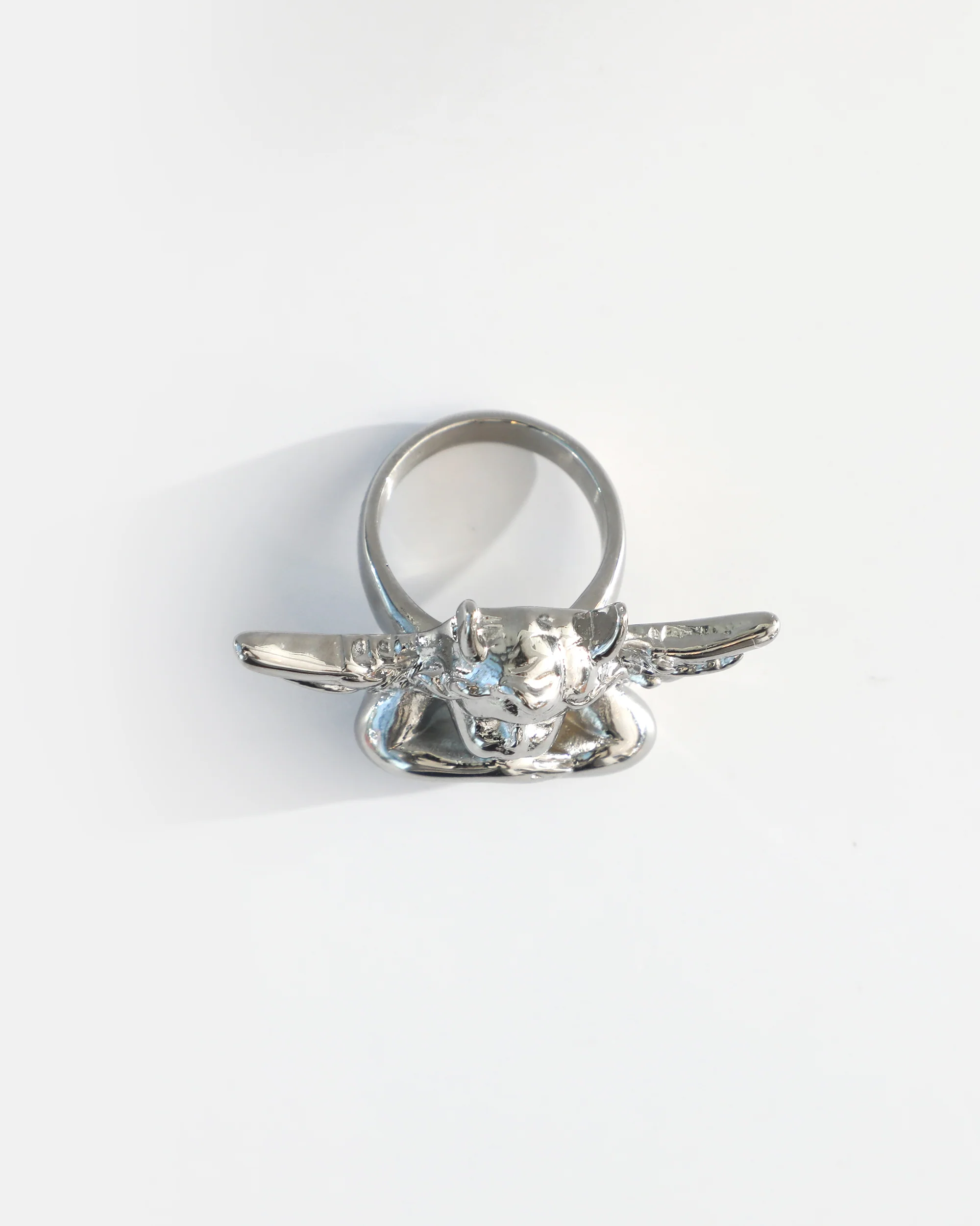 Boys Lie Stainless Steel Logo Ring - Image 6