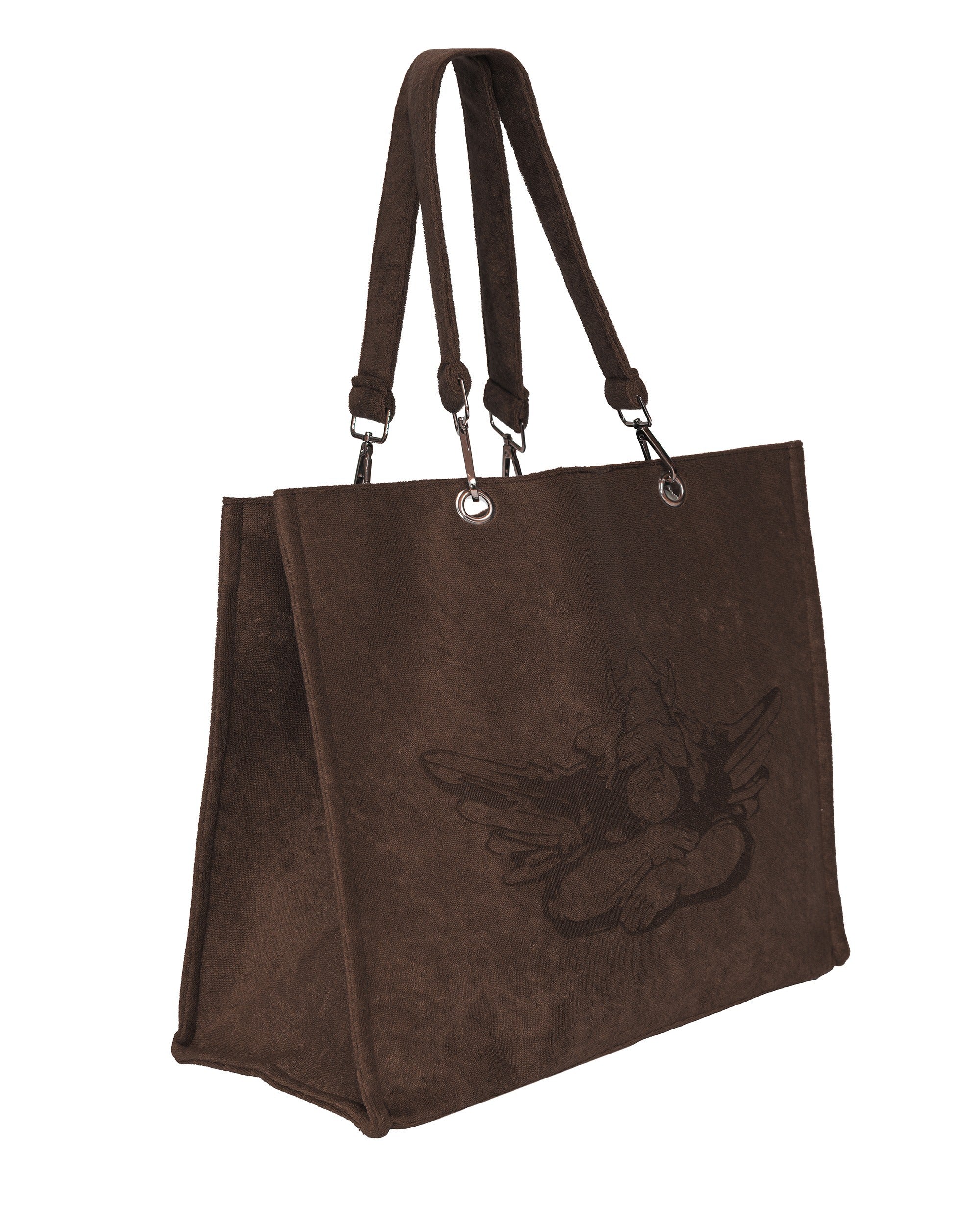 Chocolate Rose Terry Tote - Image 2