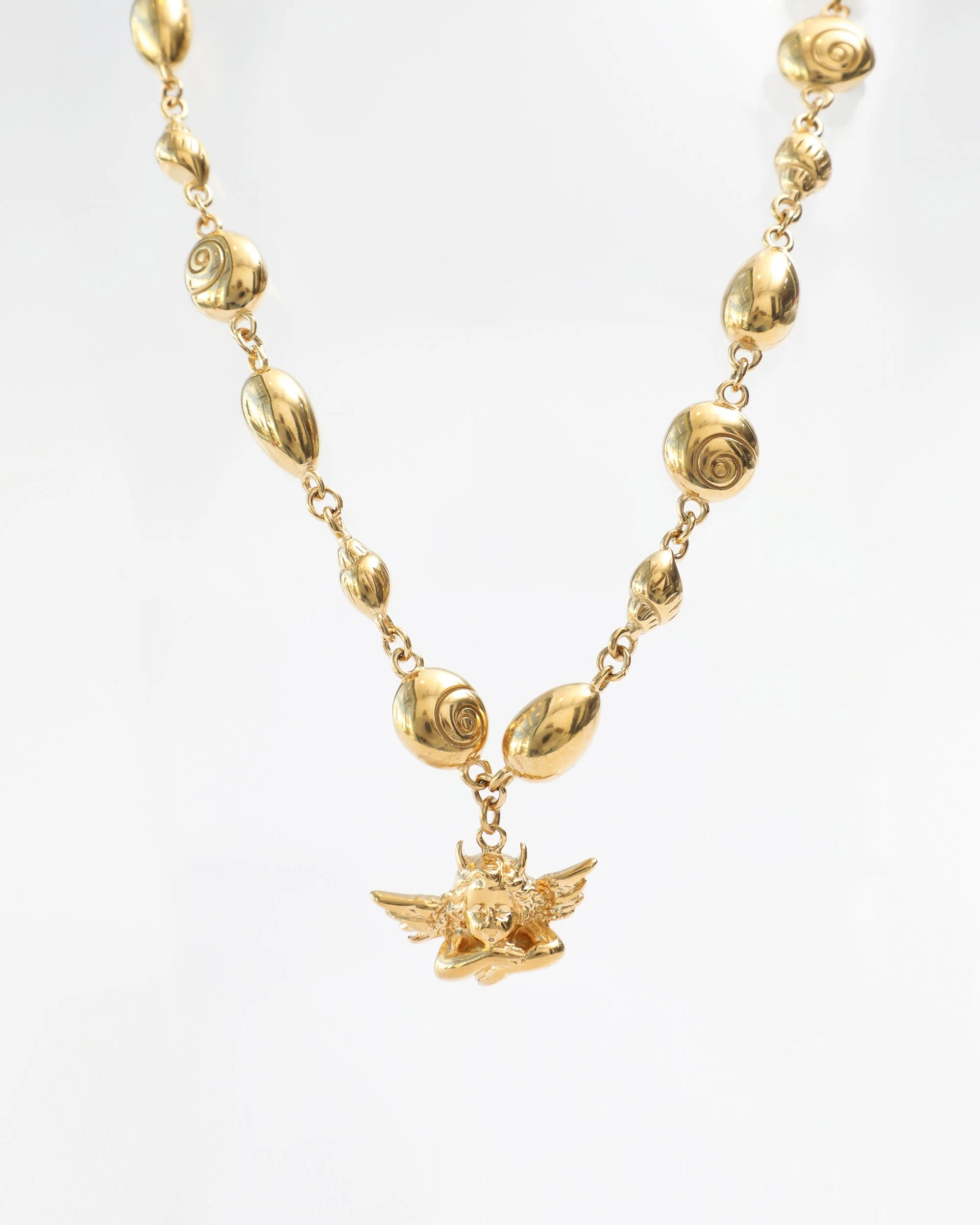 Gold Shell Necklace - Image 2