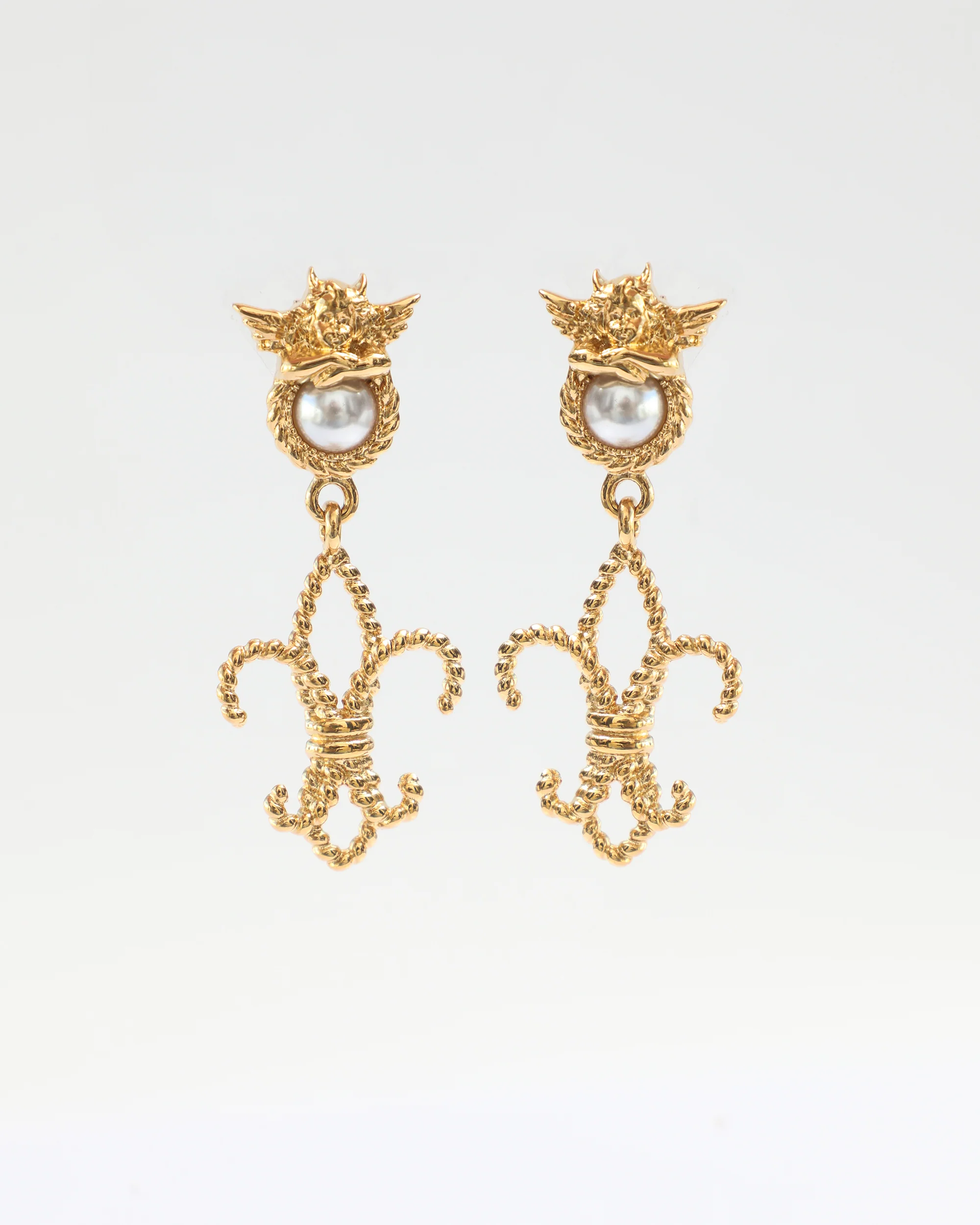 In Spades Gold Earrings