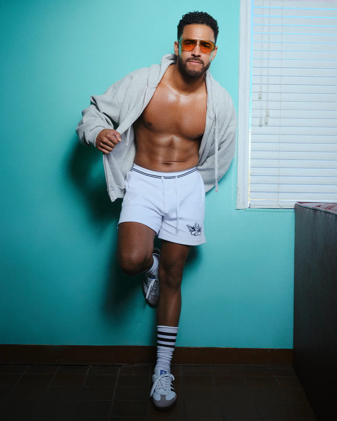 Navy Cherub University V4 Shorts - Image 4